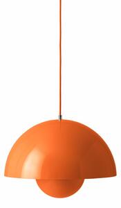 Lampada a sospensione &Tradition, Flowerpot VP7, dimmerabile, Arancione, Soggiorno, Metallo, Design