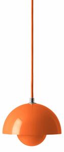 Lampada a sospensione &Tradition, Flowerpot VP10, dimmerabile, Arancione, Soggiorno, Metallo, Design