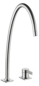 KWC Era 3, miscelatore per lavabo, acciaio inox