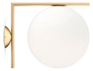 Applique da parete FLOS, IC C/W2, dimmerabile, Dorato / Ottone, Soggiorno, Metallo, Design