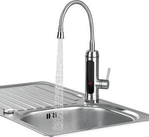Rubinetto da cucina con scaldacqua istantaneo integrato Maxxmee in acciaio inox 4974