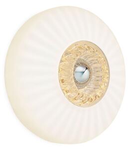 Applique da parete DESIGN BY US, New Wave Optic, Bianco, Soggiorno, Vetro, Design