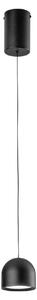 FANEUROPE Lampada a sospensione Yoyo a LED (nera, metallo + acrilico) 6 W, 3000 K, diametro 10 x 200 cm
