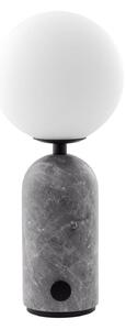 Lampade da tavolo Globen Lighting, Torrano, dimmerabile, Grigio, Soggiorno, Pietra, Design