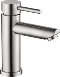 Rubinetto per lavabo in acciaio inossidabile 304, finitura nichel lucido, per bagno
