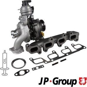 Turbocompressore JP GROUP 1117404100 per VW CRAFTER 30-50 Furgone (2E)