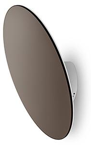 Applique tondo led linea light gemini 9677 3000k 2094lm ip40 vetro bronzo specchiato - Linea Light Group