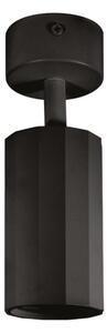Plafoniera moderna gea led gfa1601 gu10 led orientabile alluminio nero - Gea Led