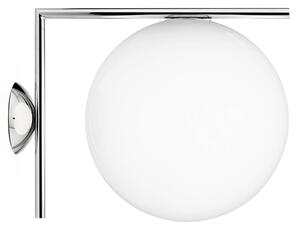 Applique da parete FLOS, IC C/W2, dimmerabile, Metallizzato, Soggiorno, Vetro, Design