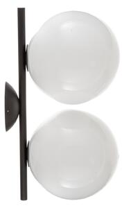 Applique da parete FLOS, IC C/W1 Double, dimmerabile, Bianco, Soggiorno, Vetro, Design