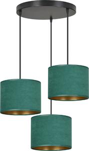 Lampadario Emibig 3xE27 60W HILDE 3 BL PREMIUM GREEN 1051/3PREM