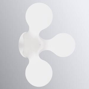 Applique da parete kdln, ATOMIUM, dimmerabile, Bianco, Camera da letto, Metallo, Design