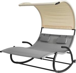 Materasso gonfiabile - Idrorepellente - Grigio - 140x184x180 cm