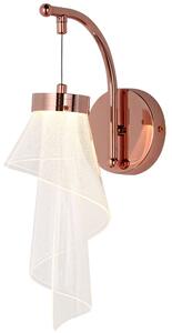Lampada da Parete Applique APP1766-1W Oro Rosa