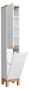 Armadietto alto Scaffale da bagno Armadietto da bagno Mobili da bagno Scaffali Armadietti da bagno 35x33x187cm