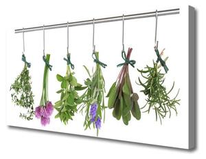 Quadro su tela Petali di piante da cucina 100x50 cm