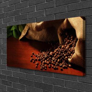 Stampa quadro su tela Cucina in chicchi di caffè 100x50 cm