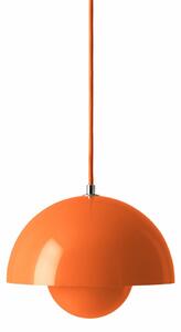 Lampada a sospensione &Tradition, Flowerpot VP1, dimmerabile, Arancione, Soggiorno, Metallo, Design
