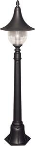 Lampada da giardino a piantana E27 nero opaco Kaja BOSTON K-8134 NERO