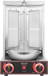 Griglia a gas, alta efficienza, grande capacità, argento, 220 V
