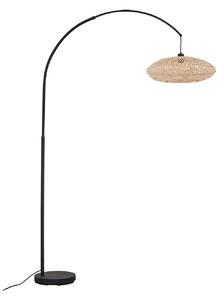 Lampada da terra Lindby, Solvian, Nero, Soggiorno, Metallo, Moderno
