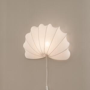 Applique da parete Watt & Veke, Anna, Bianco, Camera da letto, Tessuto / Tessile, Design