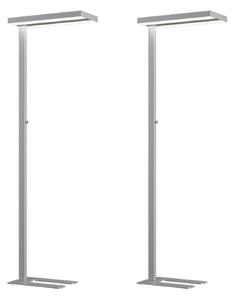 Lampada da terra Arcchio, Logan, dimmerabile, Metallizzato, Studio / Ufficio, Alluminio, Moderno