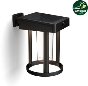Applique solare a LED Philips 8720169263932 Camill IP44 1,4 W 250 lm 2700 K nero con sensore di movimento