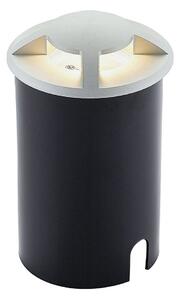 Lampade da esterno Lucande, Milara, dimmerabile, Metallizzato, Terrazza, Alluminio, Moderno
