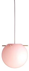 Lampada a sospensione FRANDSEN, Koi, dimmerabile, Rosa / Rosé, Soggiorno, Vetro, Design