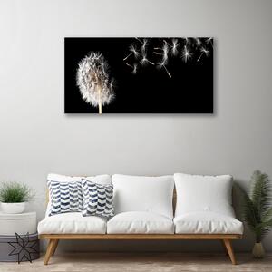 Quadro stampa su tela Gocce di fiori di tarassaco 100x50 cm