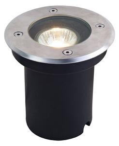 Lampade da esterno Lucande, Ava, dimmerabile, Metallizzato, Terrazza, Acciaio inossidabile, Moderno