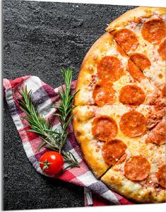 Piastra di copertura del piano cottura 40x52 Coperchio del piano cottura in Vetroceramica Paraspruzzi Piatto in vetro Tagliere decorativo, ardesia Pizza