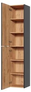 Mobile da bagno Mobile alto da bagno Scaffale Mobili da bagno Scaffali Armadi da bagno 35x33x185cm