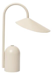 Lampade da tavolo ferm LIVING, Arum, dimmerabile, Beige, Terrazza, Metallo, Design
