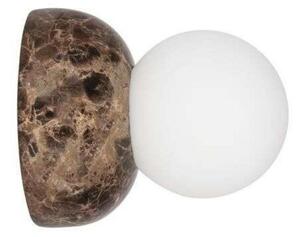 Applique da parete Globen Lighting, Torrano, dimmerabile, Marrone / Ruggine, Soggiorno, Vetro, Design