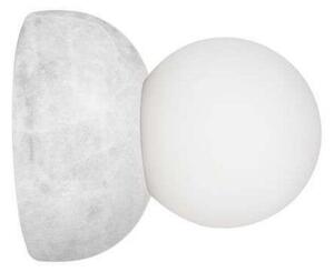 Applique da parete Globen Lighting, Torrano, dimmerabile, Bianco, Soggiorno, Vetro, Design