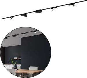 Sistema di binari Briloner Luxtrail, 8x faretti LED, forma a U, Z, nero