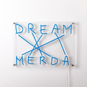 Lampade da tavolo SELETTI, Dream-Merda, dimmerabile, Blu, Soggiorno, Plastica, Design