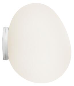 Applique da parete Foscarini, Gregg piccola, dimmerabile, Bianco, Corridoio, Vetro, Design