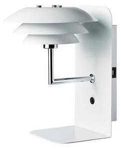 Applique da parete Dyberg Larsen, DL20 USB Shelf, dimmerabile, Bianco, Camera da letto, Metallo, Scandinavo