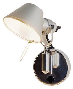 Applique da parete Artemide, Tolomeo Micro Faretto, dimmerabile, Metallizzato, Soggiorno, Metallo, Design