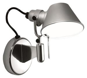 Applique da parete Artemide, Tolomeo Micro Faretto, Metallizzato, Soggiorno, Metallo, Design