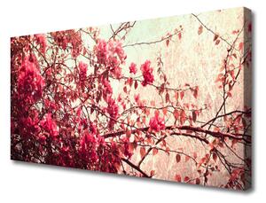 Quadro su tela Rami, foglie, natura 100x50 cm