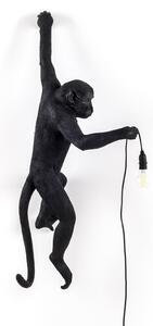 Lampade da esterno SELETTI, Monkey Lamp, Nero, Plastica, Design
