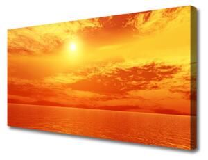 Quadro su tela Il sole, il mare, il paesaggio 100x50 cm
