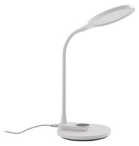 Lampade da tavolo Lindby, Valtaria, dimmerabile, Bianco, Studio / Ufficio, Plastica, Moderno