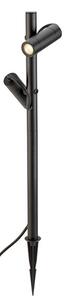 Helia Slim Pole 2 Spot da Esterno w/Spike IP65 Black - SLV