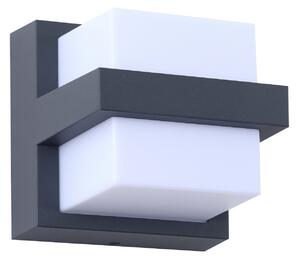 Lampade da esterno Lindby, Fyra, dimmerabile, Grigio, Balcone, Alluminio, Moderno