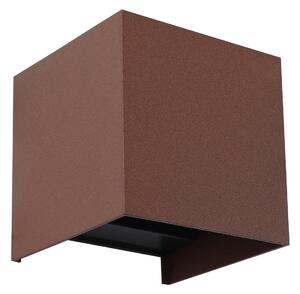 Lampade da esterno Lindby, Dara, dimmerabile, Marrone / Ruggine, Balcone, Alluminio, Moderno